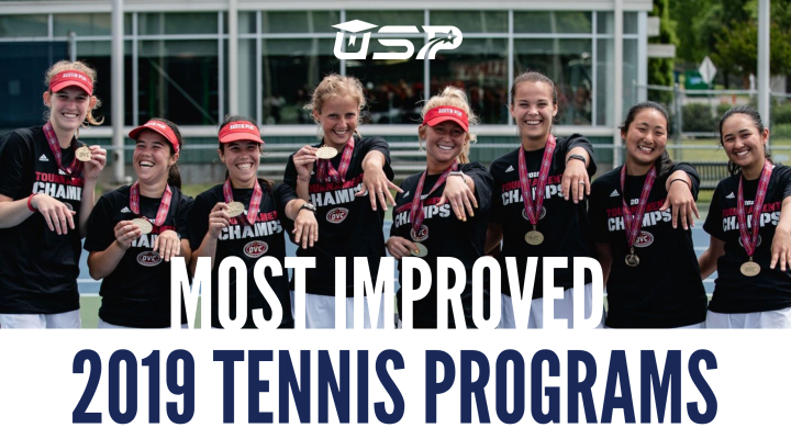 Most Improved 2019 NCAA D1 Tennis Programs